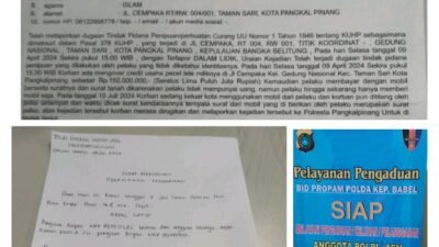 Yoan Olsita Gugat Keadilan: Kasus Penipuan Tak Kunjung Tersangka, Propam Polda Babel Diminta Tegas