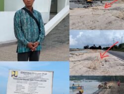 SNVT Sumber Daya Air Wilayah Babel Tanggap Hantaman Gelombang di Bangka Tengah