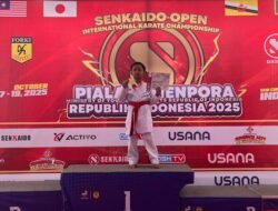 Arkan Atlet Karate Babel Boyong Dua Medali Emas Di Kejuaran Karate Internasional