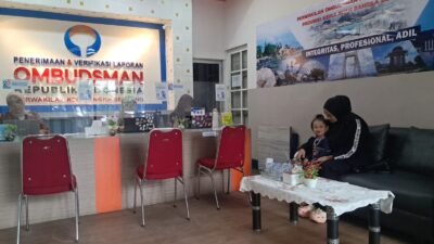 Laporan Tak Kunjung Selesai, Yoan dan Anak Kecilnya Minta Kepastian ke Ombudsman Babel